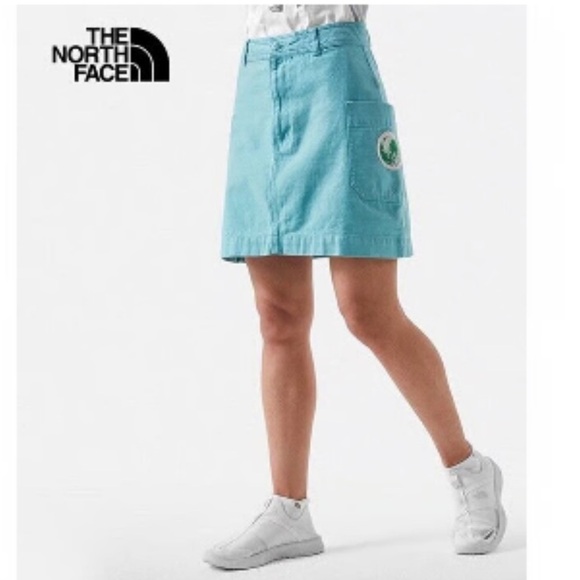 THE NORTH FACE Valley Mini Skirt Reef Waters Blue Size XS NEW - Picture 9 of 10